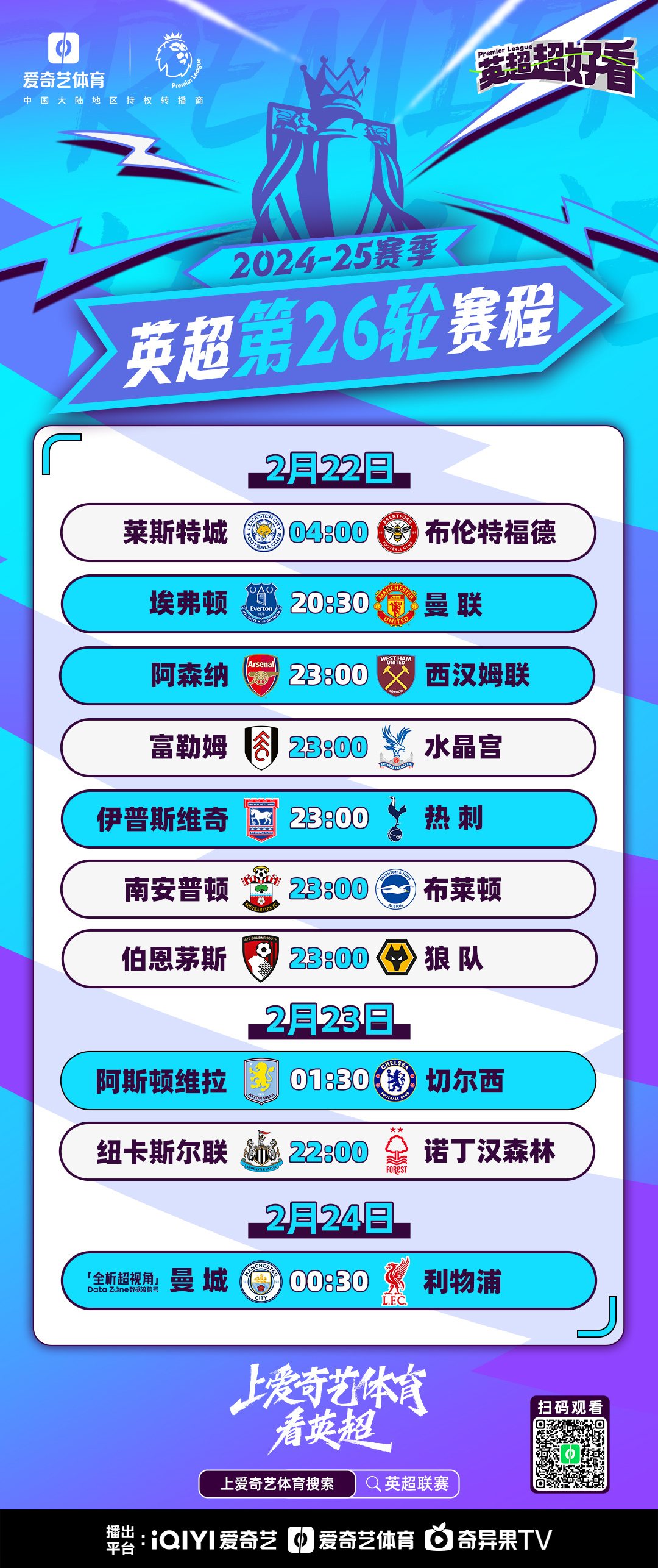 包含五大联赛收官!英超末轮前瞻:争五大戏曼城占优的词条